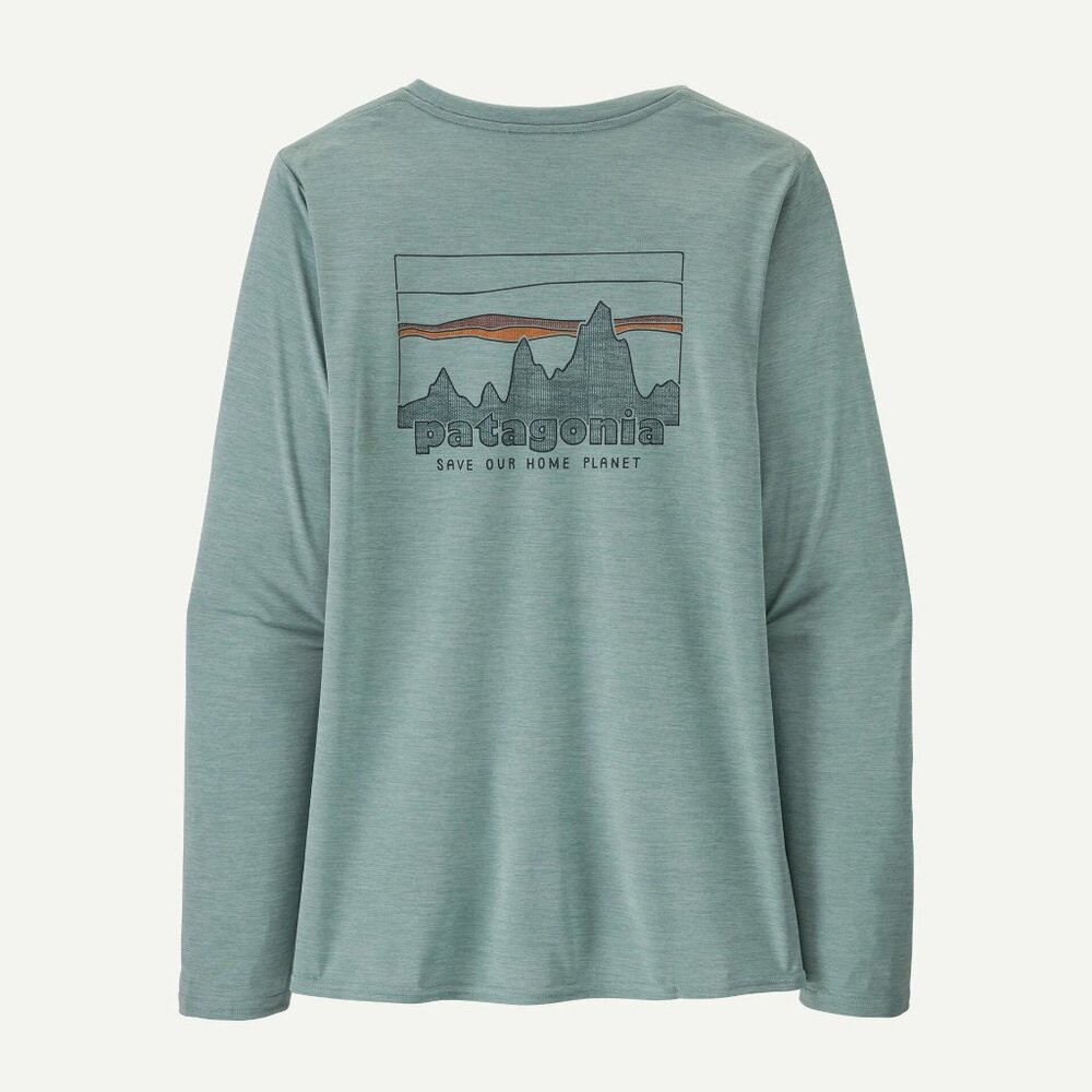 NEW Patagonia Women's Long-Sleeved Capilene® Cool Daily Graphic Shirt (45205) - Picture 4 of 10